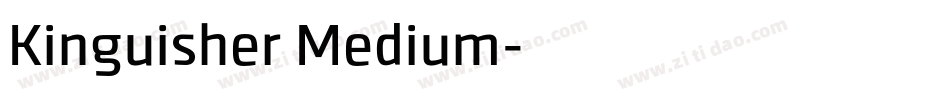 Kinguisher Medium字体转换